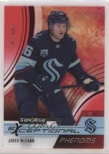2021 Upper Deck Synergy Exceptional Phenoms Red 282/499 Jared McCann #EP-JM 1tr