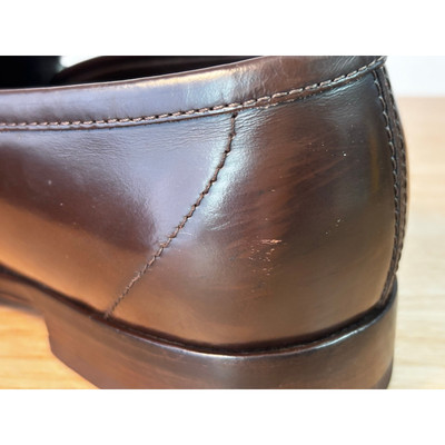 VTG Tod\'s Brown Leather Loafers Monk Strap *New Heels Men\'s 9 | EU 41-41.5 VTG Tod main image 4
