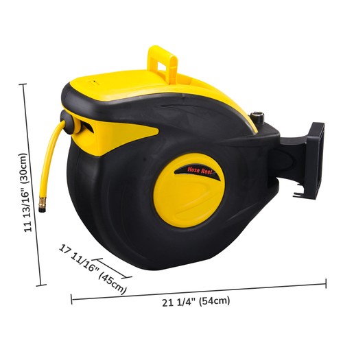 100' Air Hose Reel Retractable Workshop Garage Compressor 300PSI for Auto Repair - Picture 9 of 9