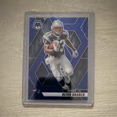 2025 Panini Mosaic Deion Branch #111 Serial Numbered /99 Patriots NFL