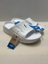 NEW Hoka One Unisex Ora Recovery Slide 3 Mens 10 Womens 12 White 1135061-WWH