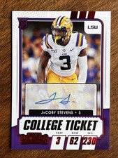 2021 Panini Contenders Draft Picks - College Ticket Auto JaCoby Stevens LSU