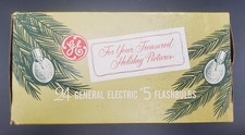 VINTAGE GENERAL ELECTRIC 24 SURE FIRE NO.5 FLASH BULBS