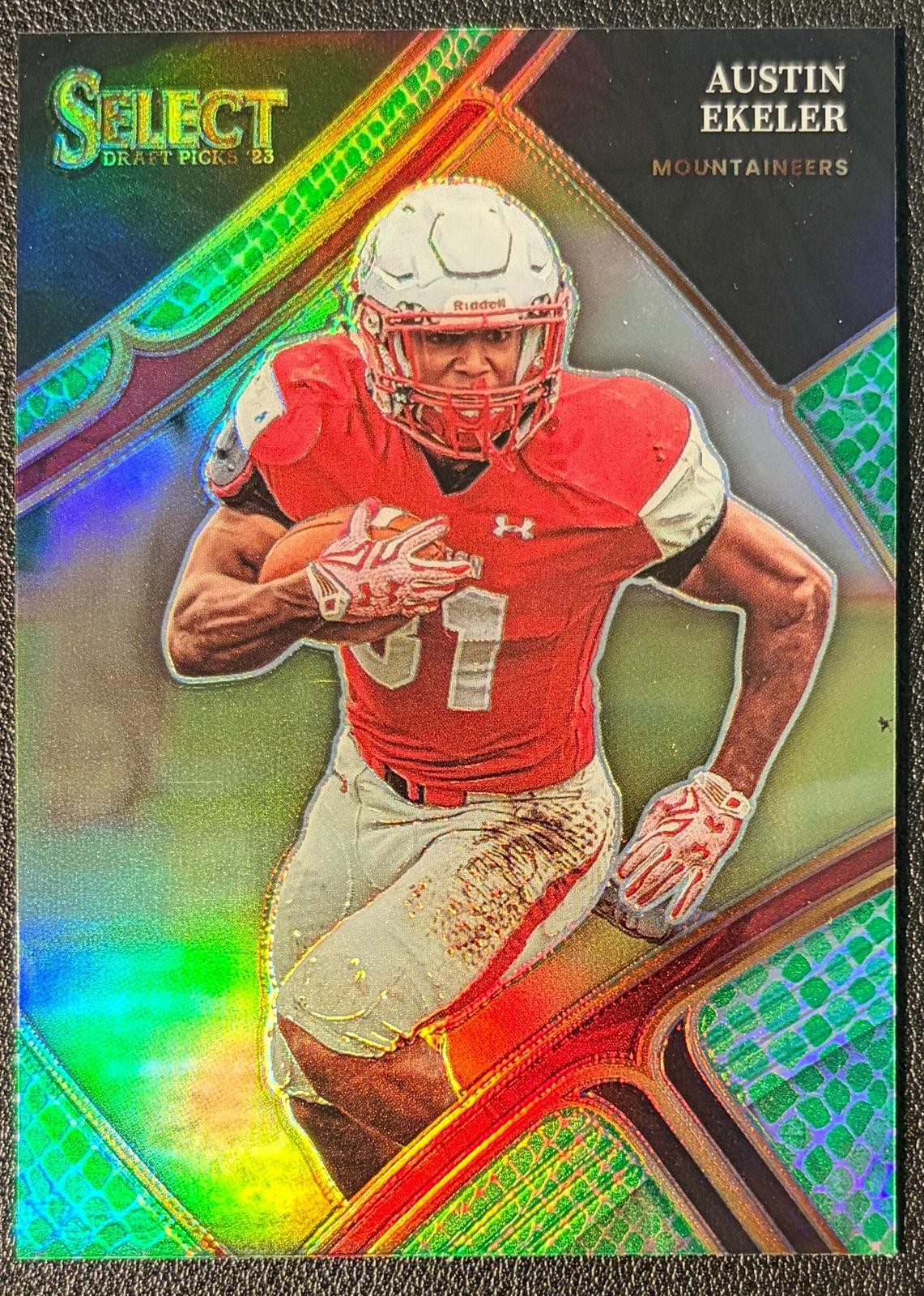 2023 Panini Select Draft Picks #140 Austin Ekeler Dragon Scale Prizm