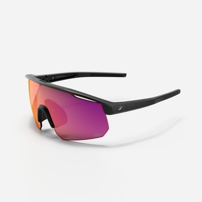 Radbrille Decathlon Roadr500 Erwachsene Damen/Herren Rot