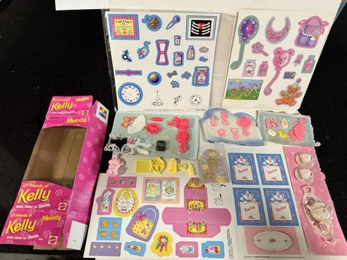 Vintage Barbie Cardboard Inserts And Accessories