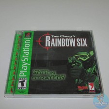 Jeu PS1 'Tom Clancy's Rainbow Six' - Version PAL FR Black Label - Complet Avec Boîte Et Notice - Très Bon état