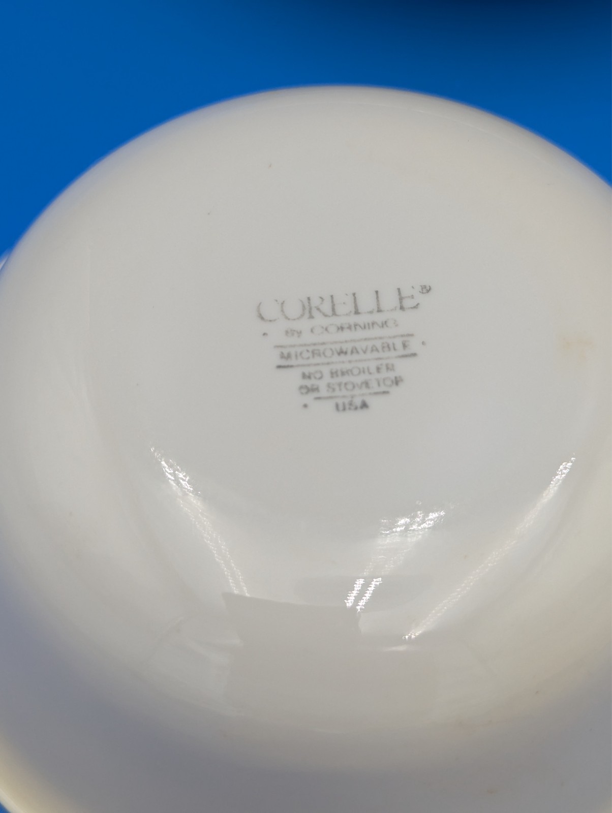 4 English Breakfast Corelle by CORNING Pink Light Blue Cereal Bowls 6 1/4"