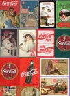 14 Single Swap Playing Cards COCA COLA ADS SODA POP DRINK 2 ARE 1960s VINTAGE