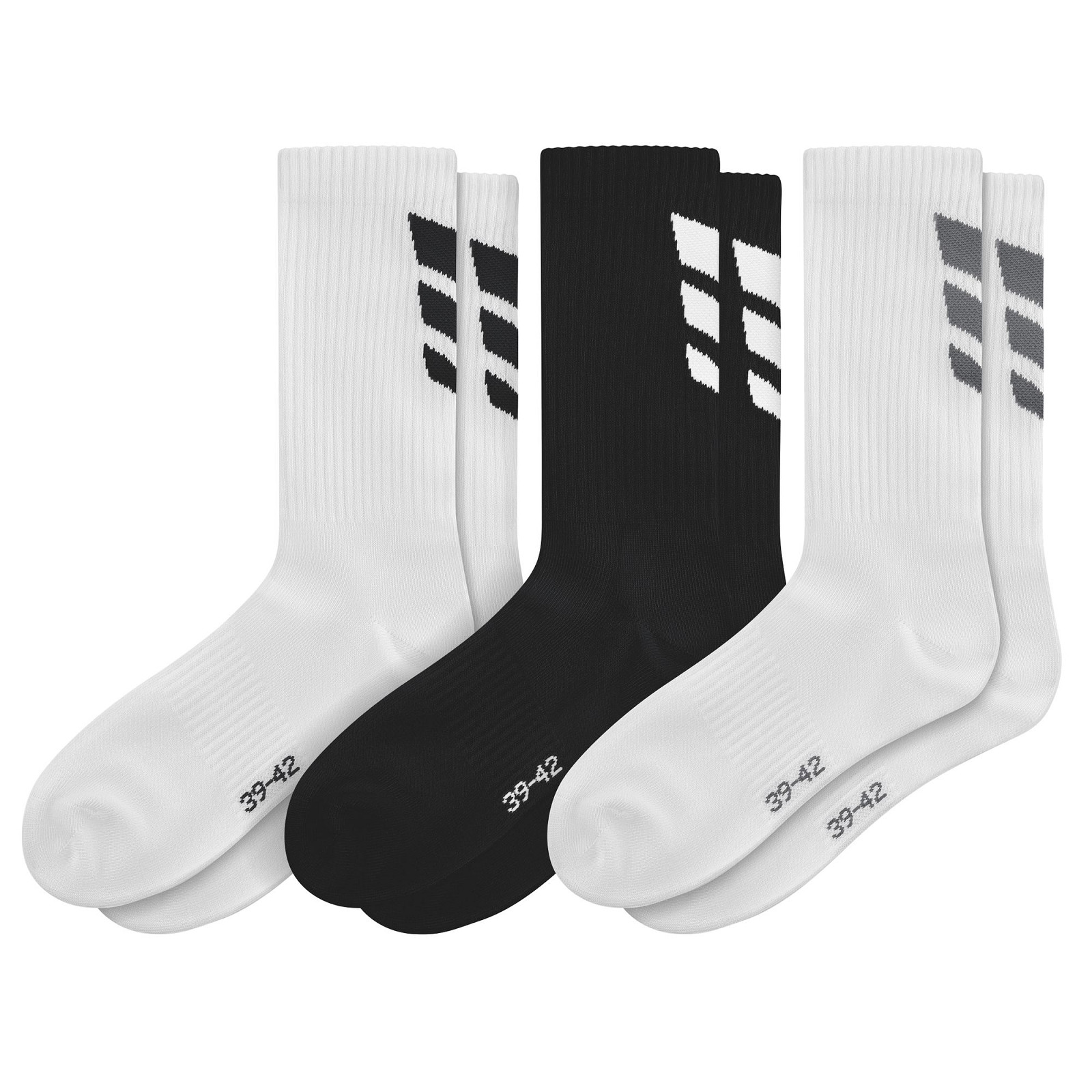 3x Носки Erima Wings Sportsocken Носки для гандбола weiß schwarz 2182503 ПРОДАЮТСЯ