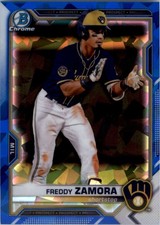 2021 Bowman Chrome Sapphire Prospects Baseball Card Pick (Base)