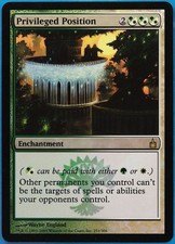 Privileged Position FOIL Ravnica: City of Guilds PLD Rare CARD (483879) ABUGames