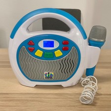 Mother Goose Club Kids Karaoke Machine Bluetooth MP3 Player w Microphone Tested
