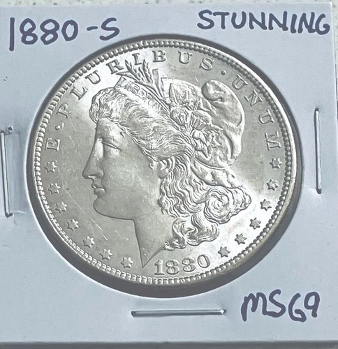 1880-S Morgan Dollar, Rich With Mint Frosting GEM BU, Gorgeous Mirrored