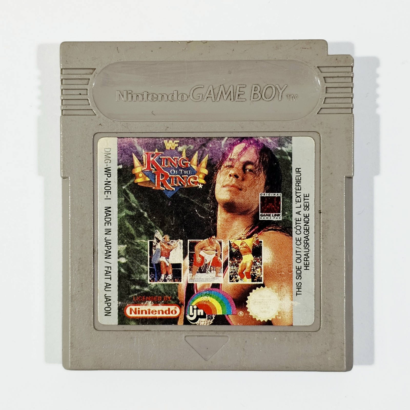 Nintendo Game Boy Wrestling WWF WRESTLEMANIA - KING OF THE RING Hulk Hogan Sp...