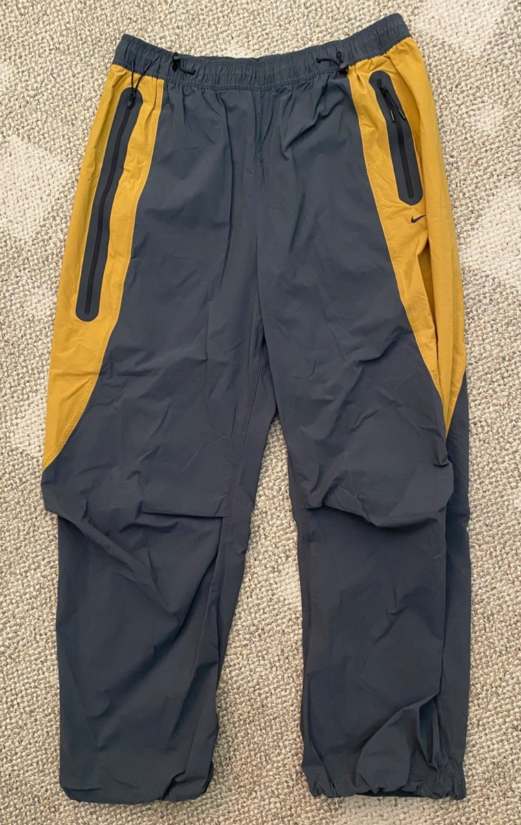 Nike Tech Pants Woven Stacked Oversized Zip Pocket IH8466-060 $130
