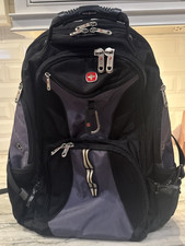 SWISSGEAR 1900 17in ScanSmart TSA Laptop Backpack Black Airflow Travel