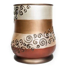 Popular Bath Bathroom Accessories Swirl Pattern Miramar Wastebasket