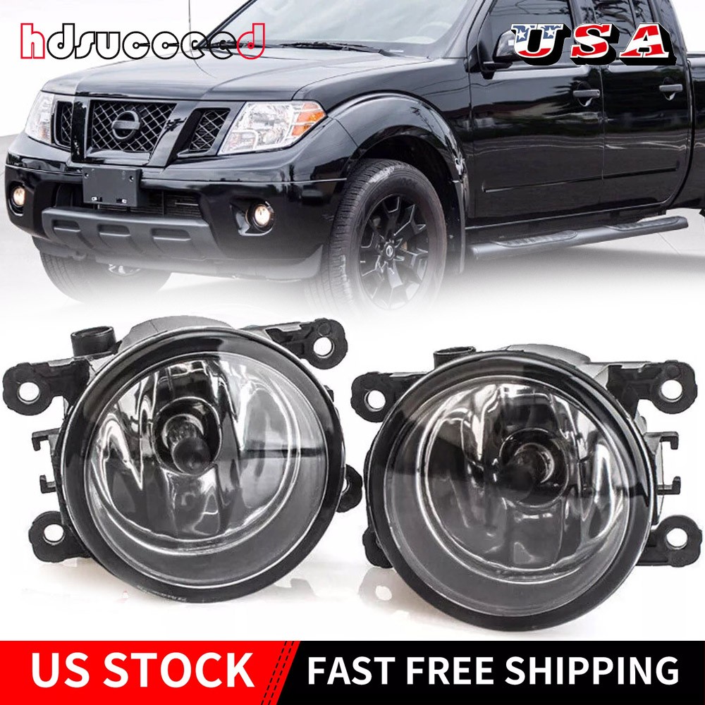 For 2005-2018 Nissan Frontier Factory Bumper Halogens Fog Lights Driving Lamps