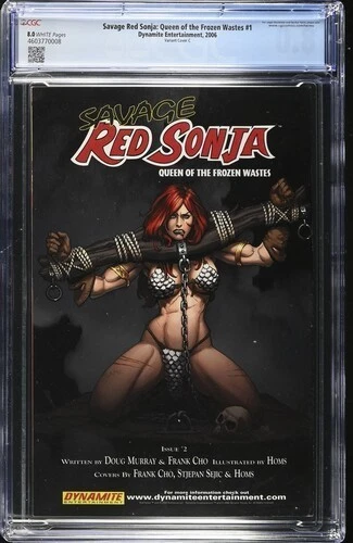 Dynamite: Savage Red Sonja Queen of the Frozen Wastes Vol. 1 (2014)TOP POP ✅ GG - Image 2 of 2