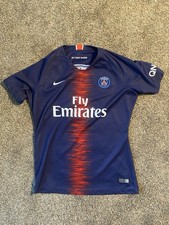Nike Paris Saint-Germain PSG Soccer Jersey Blue/Red/White Stripe Size M