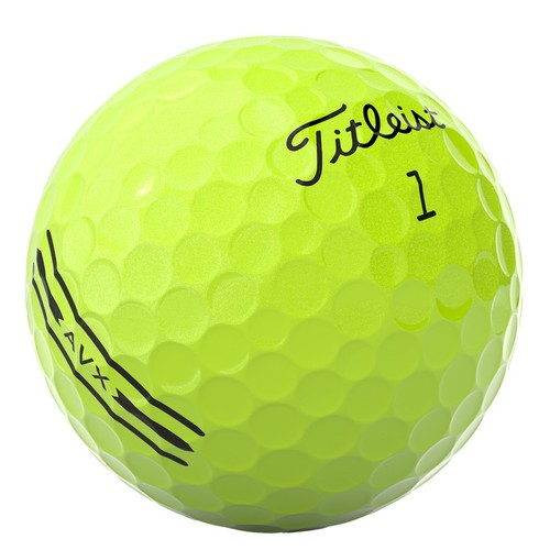 Titleist AVX Yellow 2024 Golf Balls, Near Mint Quality, Used & Recycled,12 Pack