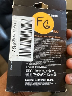 Samsung 870 EVO 1TB SATA III 2.5'' V-NAND Internal SSD Black MZ-77E1T0