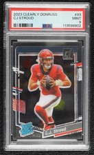 2023 Panini Clearly Donruss Rated Rookie CJ Stroud #93 PSA 9 MINT 0al4