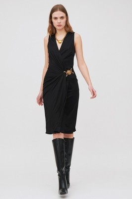 Versace Medusa '95 Midi Dress, Female, Black, 38