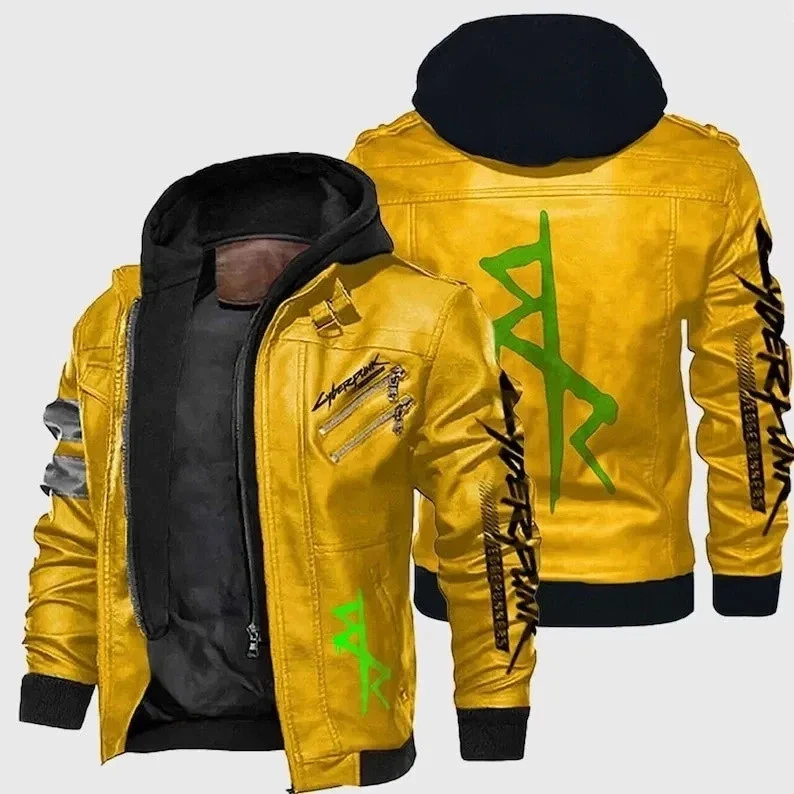 David Martinez Cyberpunk Edgerunners 2077 Inspired Hooded Biker Leather Jacket
Opens in a new window