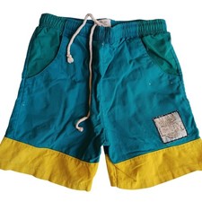 Vintage Boys 4 Surf Shorts Beach Bum Kids 1980's Cotton Board Surfer Deck