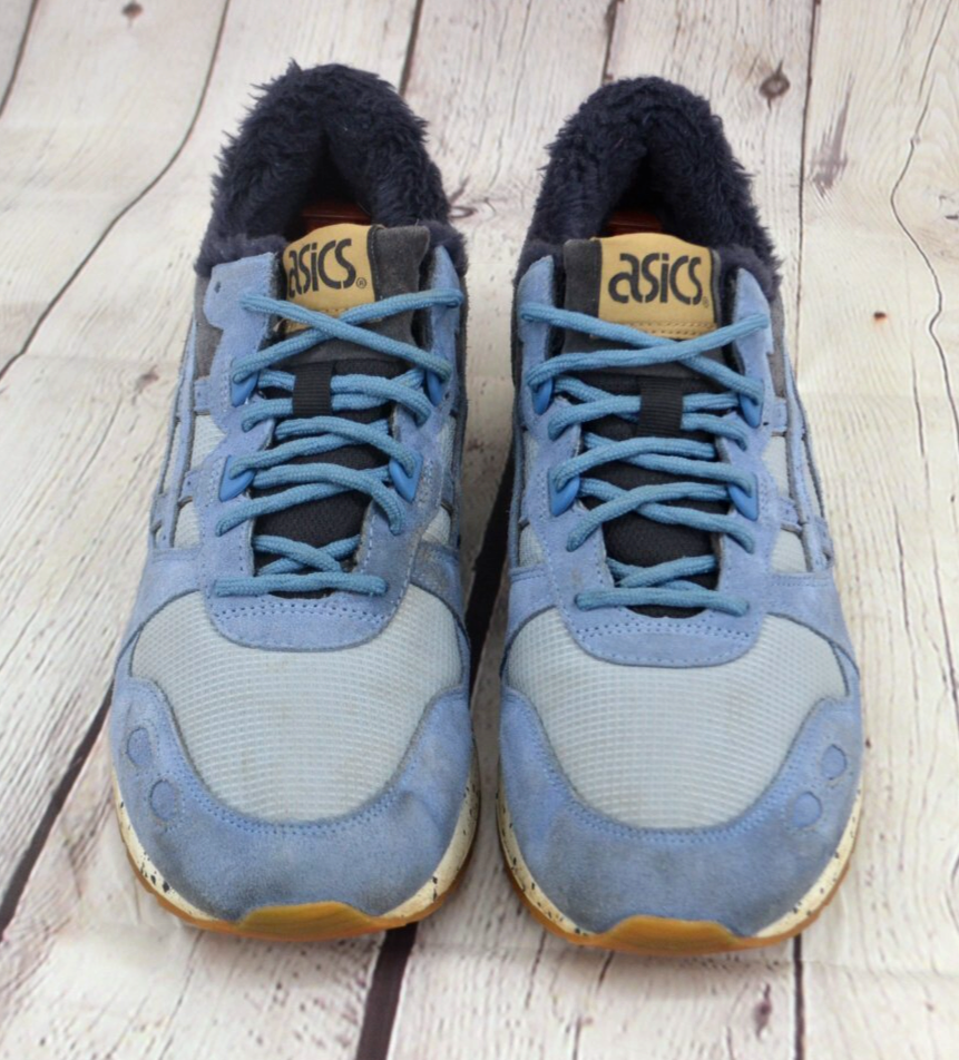 ASICS Mens Gel-Lyte Mid Grey Floss Running Shoes Gray Blue