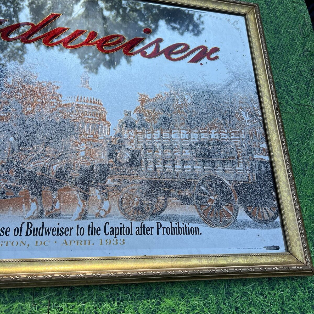 Budweiser Clydesdale Mirror 36 Budweiser Clydesdale Mirror 36