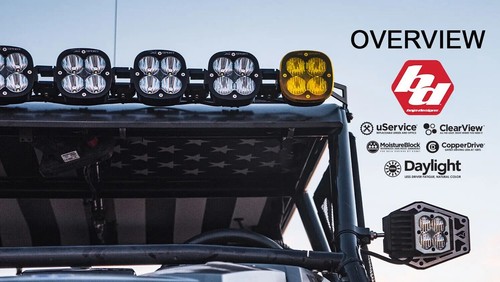 Baja Designs Triple S1 Headlight & Shock Mount OnX6+ Kit For 17+ Can-Am Maverick - Picture 7 of 8