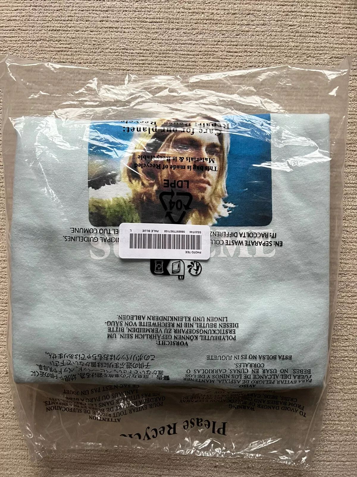 T shirt Supreme Kurt Cobain