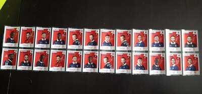 Board 24 Stickers Coca-Cola Panini Euro 2016 Team FRANCE Euro 2016 pogba