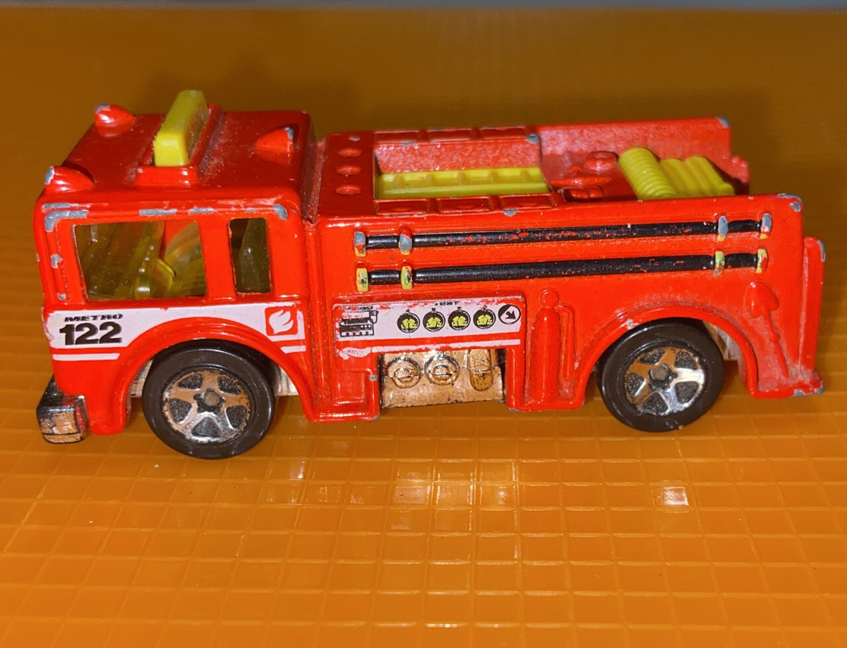 Vintage 1976 Hot Wheels Fire Eater Fire Truck 1/64 Rare