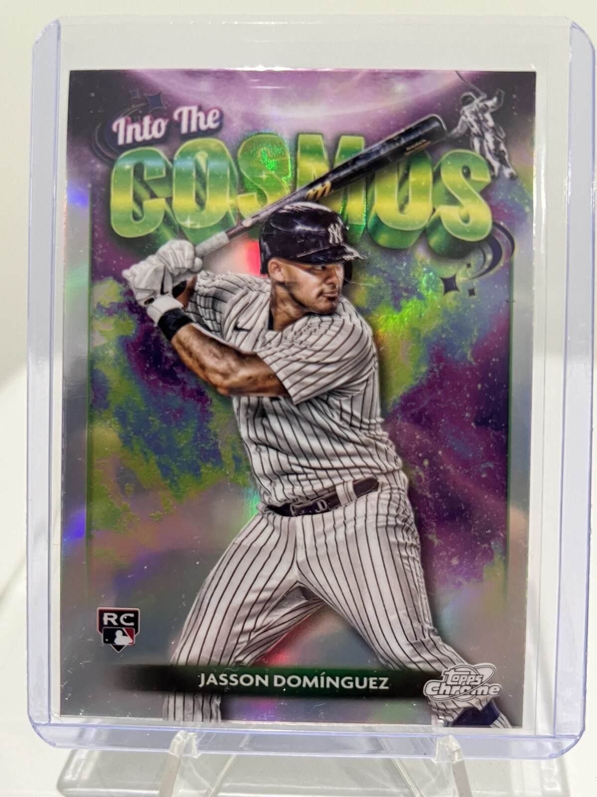 2024 Topps Cosmic Chrome JASSON DOMINGUEZ Into The Cosmos Yankees RC ITC-22