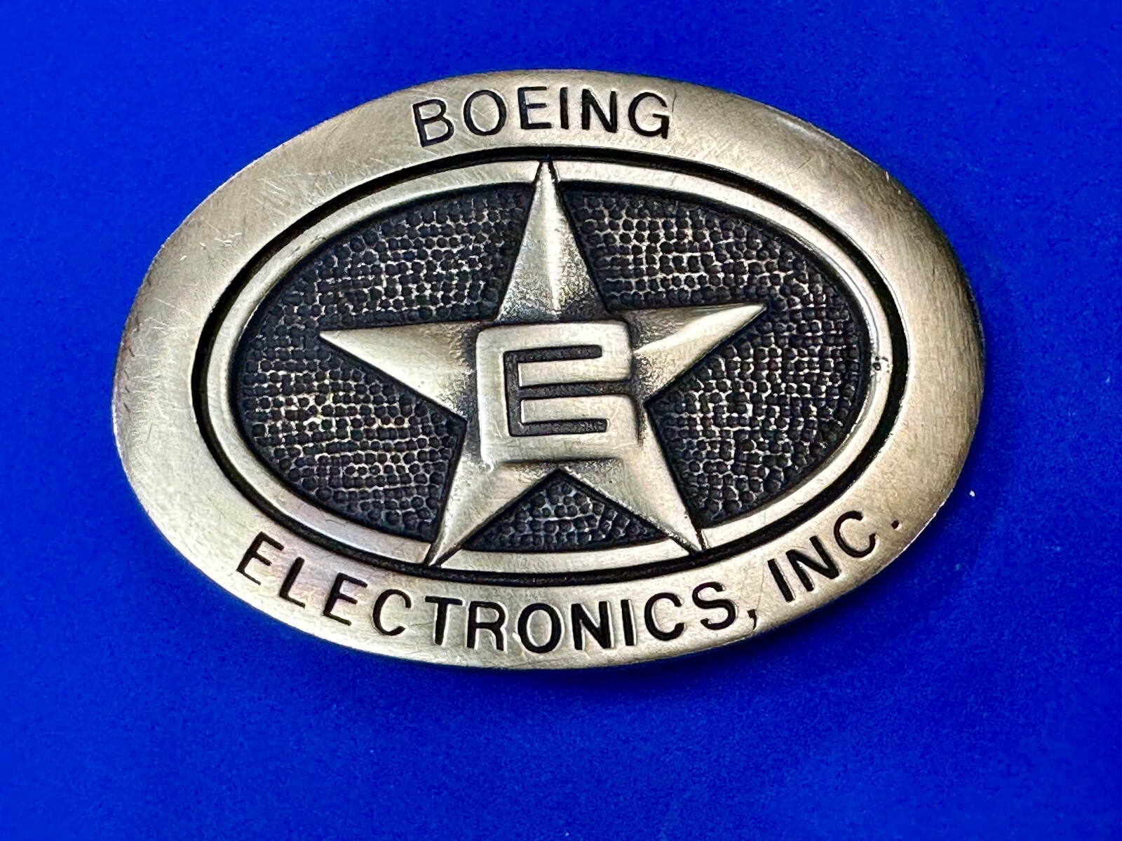 Vintage Boeing Electronics Inc Solid Brass Bts 19… - image 2