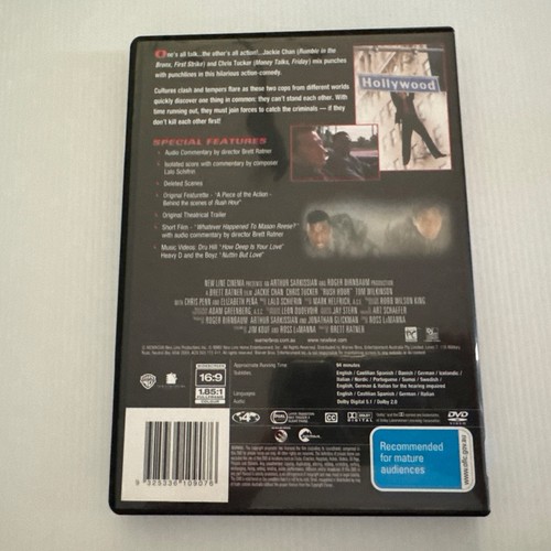 Rush Hour 1, 2 & 3 DVD J. Chan Region 4 Bundle Action V.Good Cond Free Postage - Picture 3 of 12