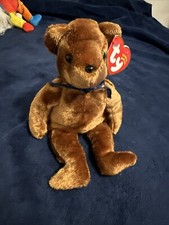 TY Beanie Baby - 2002 TED-e the Old Face Brown Bear (Exclusive *(8.5 inch) MWMT