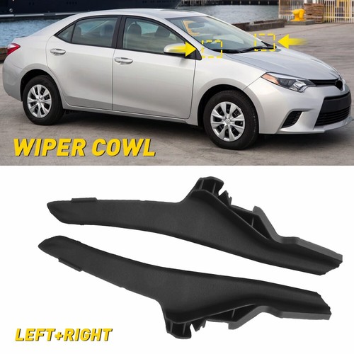 Front Pair Windshield Wiper Cowl Cover For Toyota For Corolla LE 2014