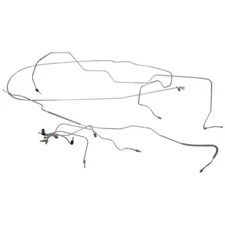 Classic Tube Brake Line Kit Complete Original Steel Power Disc Mustang V8 Aft...