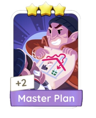 Monopoly GO Sticker - Master Plan (3  ) (Read Description)