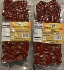 Sugar River Meat Snack Links Sticks Ends & Pieces, 2lbs --Various Flavors-2 bags