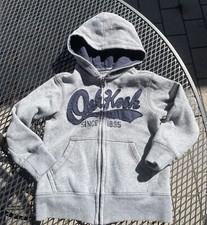 OshKosh BGosh Kids Boys Girls Hoodie Full Zip Zipper Sweat Jacket Unisex Size 5