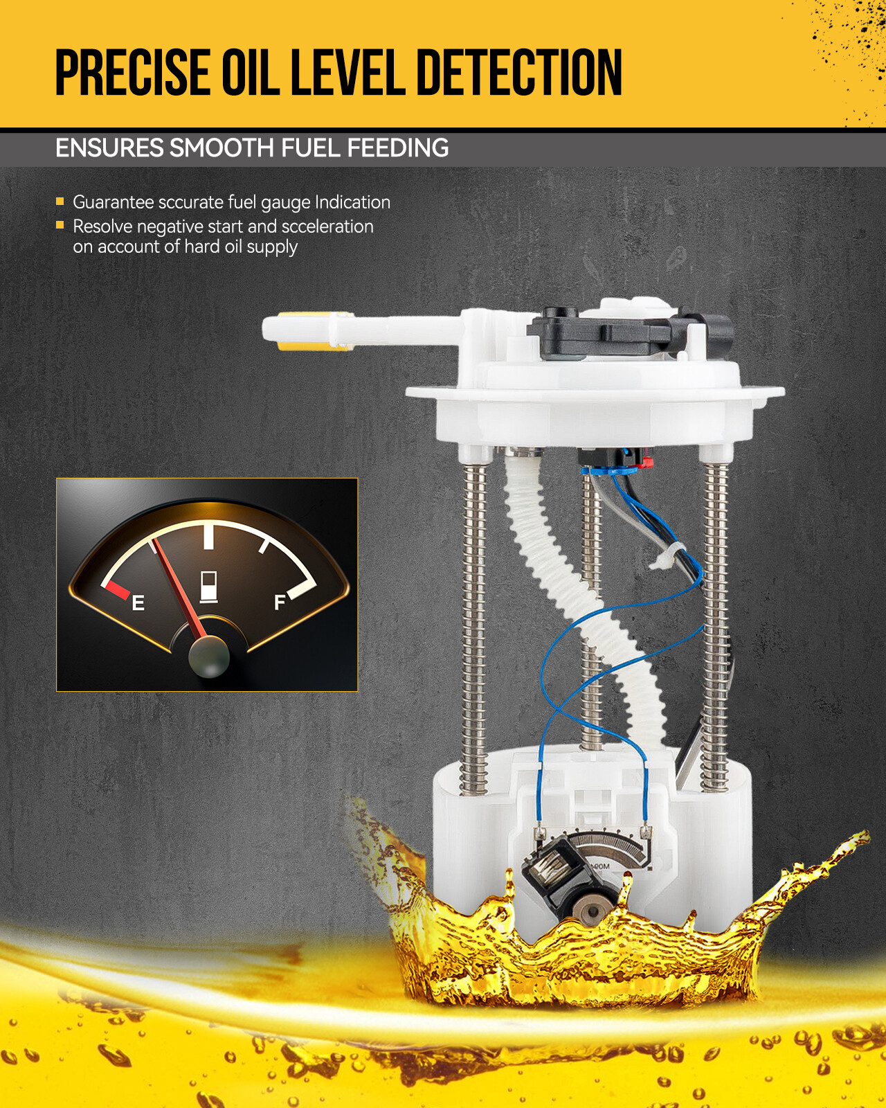 Fuel Pump Assembly for GMC Sierra 1500 Chevrolet Silverado 1500 2007 2008 E3732M