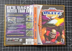 Dreamcast NFL Blitz 2000 Custom Case With Insert - NO Game or Manual