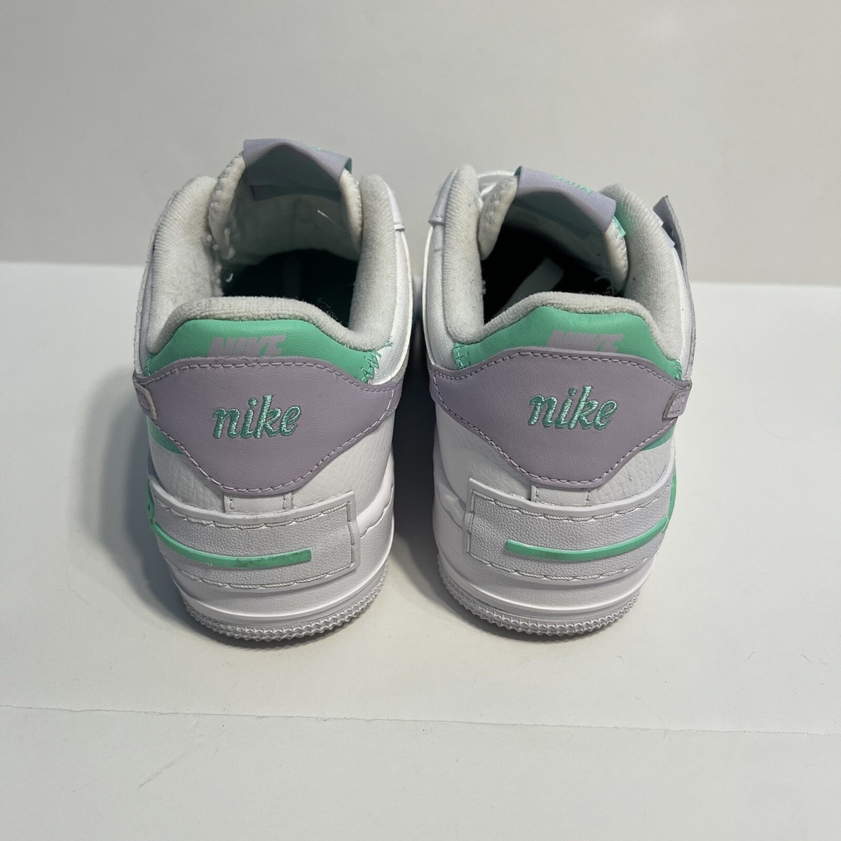 Nike W AF1 Shadow Air Force 1 White Lilac Purple Green Grey