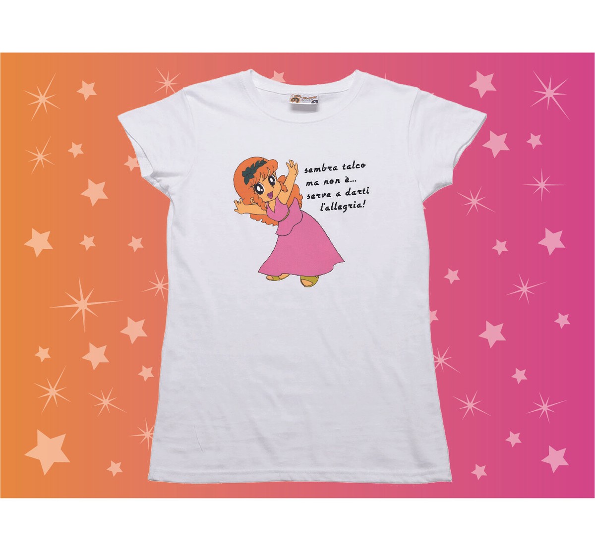 T shirt Pollon Donna Bambino Sembrava Talco Maglietta Cartoni Animati Anni 80